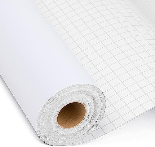 iImagine Vinyl 12'' x 42Ft Matte White Permanent Vinyl Roll - Permanent Adhesive Vinyl Roll for Silhouette, Cameo Cutters, Signs, Craft Die Cutters, Home Decor,