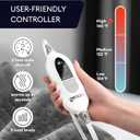 GENIANI Electric Heating Pad for Back Pain & Cramps Relief, Electric Throw, Auto Shut Off, Machine Washable, Heating Pad for Neck & Shoulder (1224", Tabby Gray)
