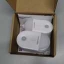 Amazon Basics Color Changing LED Toilet Bowl Motion Sensor Light, Battery Operated, 2 Pack, White