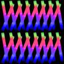 Taotuo Glow Stick Bulk 102PCS Led Foam Glow Sticks,Glow in The Dark Party Supplies with 3 Flashing Modes,Light up Foam Sticks for Wedding,Halloween, Christmas, Concerts, Birthday
