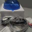 Blue Glass Pendant Lights Kitchen Island Lighting Globe Pendant Light Fixtures Modern Pendant Lighting for Kitchen Island Bedroom Living Dining Room Light Fixture(5.9in, 1-Pack)