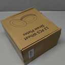 HEYCOME 12 Pcs Unbreakable Deep Dessert Plates Set, 8 inch Reusable Plastic Wheat Straw Plates, Microwave and Dishwasher Safe Plate for Kitchen, Lightweight Plate for Dessert, BPA Free, 6 Colors (6-Dark Multicolor)