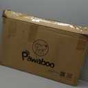 Pawaboo Dog Ramp for Bed, 57'' Foldable Dog Ramp for Couch, 5 Adjustable Height from 19.7'' to 30'', Portable Stable Pet Steps with Dogs Tag & Safety Side Rails, Pet Ramps for Bed Couch Stairs, Walnut