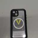 Waterproof Phone Case Compatible with iPhone 13, IP68 Waterproof Shockproof Dust-Proof Phone Case with Built in Screen Protector, Full Body Protective Case (Clear, iPhone 13)