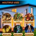 FEED GARDEN String Light Poles for Outside,10FT Metal Poles for Outdoor String Lights, Stand Poles for Deck, Garden, Patio, Wedding, Backyard, Christmas Party 6 Pack