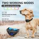 2 x Dog Bark Collar, Smart Anti Bark Collar with 5 Sensitivity Levels, Waterproof Barking Collar with Beep Vibration and Optional Shock, Automatic No Bark Collars for Large Medium Dogs