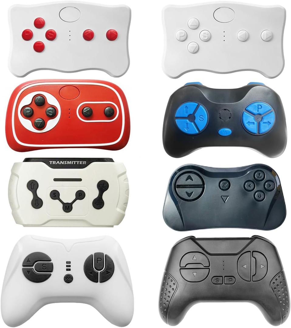 NO.2 Remote Control for Power Wheels,Weelye White Controller Transmitter for Kids Electric Ride on Toy Car Replacement Parts