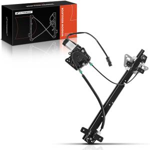 Power Window Regulator with Motor Replacement for Dodge Dakota 2000-2004 Durango 1998-2003 (Crew Cap Only, Cable Operated) Front Passenger
