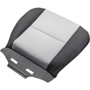 SecosAutoparts Driver Side Bottom Cloth Seat Cover Ebony & Titanium (Black & Gray) fit for Chevrolet Silverado 1500 2500 3500 fit for GMC Sierra Tahoe Suburban Avalanche Yukon 2007-2014