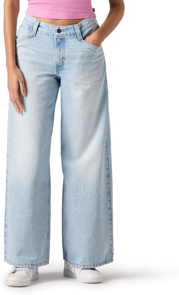 Levi's Women's 94 Baggy Wide Leg Jean (30, Abraided Art)