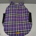 Kuoser Waterproof Dog Coat, Reversible Dog Jacket for Large Dogs, Adjustable Durable Doggie Winter Coat for Groowing Puppies Warm Puppy Cold Weather Apparel, Purple L (Large (Pack of 1))