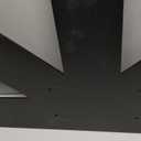 VEVOR Gable Plate, Black Powder-Coated Truss Connector Plates, 12:12 Pitch Gable Bracket, 4 mm / 0.16" Steel Truss Nail Plates, Decorative Gable Plate with Bolts for Wooden Beam Use