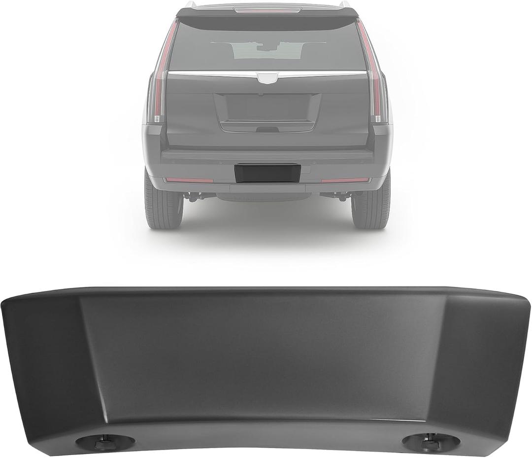 Rear Trailer Hitch Cover w/Knobs Compatible with 2015-2020 Cadillac Escalade/ESV Replacement for 84410295 Tow Hole Cover Panel Plastic(PP+TD20) Black