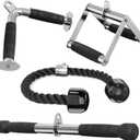 POWER GUIDANCE Cable Machine Attachment, LAT Pulldown Attachments, Cable Attachments for Gym, Home Gym Accessories