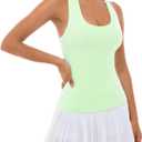 Ukaste Women's Studio Essential Racerback Yoga Workout Tank Top (4)