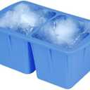 ColdCore Large Double Ice Block Mold – 10lbs Big Ice Cube Molds, Reusable Steel Reinforced Silicone, Perfect Ice Maker for Cold Plunge, Ice Bath Chiller, Coolers, and Ice Tray - 2Pack