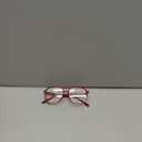 EASY READ Retro Round Blue Light Blocking Reading Glasses for Women, Anti UV Readers for Women with Spring Hinge (Red )