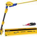 Cordless Pole Hedge Trimmer for Dewalt 20V Max Battery,16'' Dual Action Blades,8-Feet Reach, Electric Hedge Trimmer with Extension Pole, Bare Tool Only