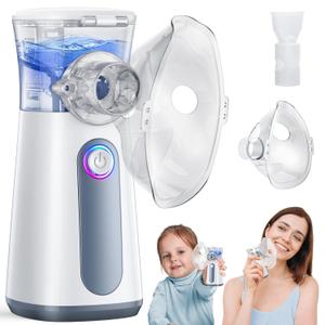 The Nebulizer - Nebulizer for Adults Kids, Portable Nebulizer Machine, Handheld Mesh Nebulizer for Home use Travel (Grey)