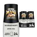 SodaStream Mug Root Beer Zero Sugar Drink Mix (440ml, Pack of 4), Best By: 12/29/2026