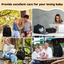 OCKLILY Pump Bag for Spectra S1 S2, Wearable Breast Pump Bags with Ice Pack, Pumping Bag with Waterproof Mat for Pump Accessories, Insulated Bottle Bags for Work Travel and Family, Black