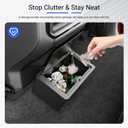 Trash Can Compatible with 2019-2026 Chevy Silverado 1500 Crew Cab Trash Bin Car Garbage Can Storage Organizer Replacement for 2019-2026 Chevy Silverado Accessories