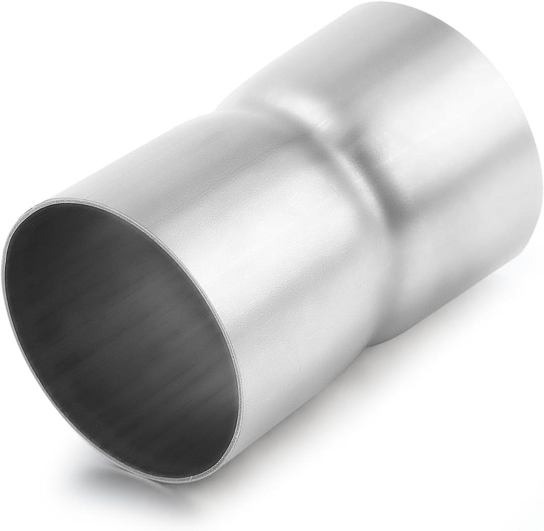 A-KARCK Exhaust Adapter Connector 2.5" ID to 2.5" ID, Exhaust Pipe Reducer 4" Overall Length 304 Stainless Steel