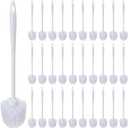 Tioncy 30 Pcs 14.2 Inch Toilet Brush Commercial Heavy Duty Toilet Bowl Cleaning Scrub Long Scrubber for Bathroom Cleaning Supplies
