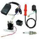 CDI Box for Polaris Sportsman 500 1996-2001,for Polaris Big Boss Magnum Worker Ranger 500 ATV with Ignition Coil&Starter Solenoid Relay Spark Plug