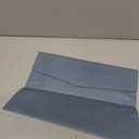 VANRA 1 Piece PU Leather Envelope File Folders A4 Paper Document Filing Envelope Document Organizer Leather Portfolio Folder Holder with Magnetic Closure (Blue)