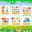 GOAUS Easter Egg Fillers Party Favors for Kids, 220 Pcs Small Toys Prizes Bulk, Goodie Bags Stuffers, Treasure Box Toys for Classroom, Prize Box Birthday Goody Bag