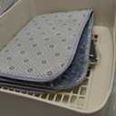 PINVNBY Large Rabbit Litter Box Corner Toilet Box Bigger Pan Pet Potty Trainer with Drawer for Adult Bunny Guinea Pig Chinchilla Ferret Galesaur Hedgehog Small Animals(Brown)