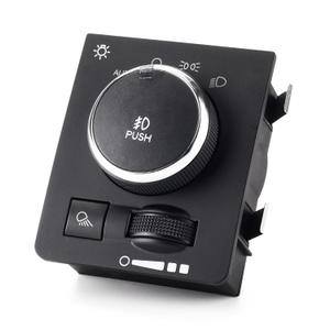 Headlight Fog Light Switch for 2011-2018 Dodge Ram 1500 2500 3500 4500 5500 Head Lamp & Fog Lamp Switch Button Control Assembly Replace 68146507AA-68189154AA-68269912AA-HLS1685-1S13321