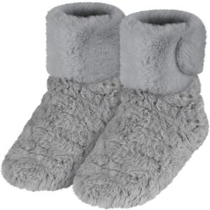 Microwavable Feet Booties for Discomfort Reduction, Heating Foot Warmer for Reduce Aching, Microwave Heating Pad for Foot, Microwavable Feet Warmers for Cold Winter, Microwave Boots for Elderly, L