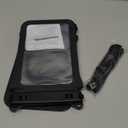 Niveaya Double Space Waterproof Phone Pouch (2-Pack) - IPX8 Phone Case Dry Bag for Beach, Kayak, Cruise Travel Essentials - Compatible with iPhone 17/16/15/14 Pro Max Galaxy S25/S24 Ultra (up to 8.3") (Black+ Black)