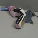 Ski Goggles Snowboard Goggles for Men Women Adults Youth, Over Glasses OTG/100% UV Protection/Anti-fog/Wide Vision (A12-white/Pink(VLT 39%)