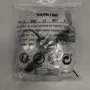 ANOGOL Hair Cap+(1 Necklace) Silver White Wigs Men Long Curly Silver White Wigs for Comic Con wigs with Necklace Costume Wig for Halloween for Party