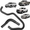 Engine Upper & Lower Radiator Coolant Hose, Coolant Water Pipe Compatible With Chevy GMC Cadillac Vehicle Silverado Escalade Avalanche Suburban Sierra Yukon 2007-2014 Replace# 22827731 22827735
