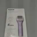 Panasonic Electric Shaver for Women, Cordless 4-Blade Shaver, Bikini Attachment, Pop-Up Trimmer, Wet Dry Operation, Electric Razors for Women - ES-AWL8AV (Purple)