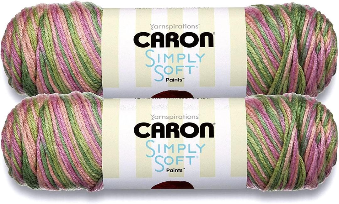 Simply Soft Paints Yarn-Rose Garden
