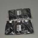 2 x BIAJIYA Card Holder for Back of Phone, Pouch Silicone Wallet Sleeve Pocket Stick-on ID Credit Card for All Smartphones (Black*5)