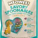 3 x MEOWEE! Savory Spoonables Variety Pack, 12 Count Tube, Triple Flavor Squeezable Lickable Wet Treats for Cats with Built-in Spoon for Less Mess (EXP 10/18/26)
