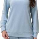 TAIUICY Women Waffle Knit Mama With Zippers Breastfeeding Sweatshirt Mama Embroidered Zip Nursing Pullover Tops (Blue, M)