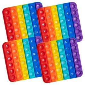 Push & Pop Bubble Fidget Sensory Toy 4 Pack