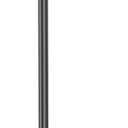 Gatco 1431MX Modern Square Base Toilet Paper Holder Stand, Matte Black, 22.25"H