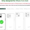 SUANPOT Design for iPhone 15 6.1" Kickstand Protective Wallet case with RFID Credit Card Holder,Flip Folio Book PU Leather Shockproof Cover Women Men for Apple 15 Phone case Black