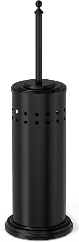 DOWRY Anti-Hand Off Toilet Plunger Holder for Bathroom, Black