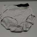 MISSWHO Women's High Waisted Cotton Underwear Soft Breathable Full Coverage Stretch Briefs Ladies Panties 5-Pack (Medium, Black*3 Grey*2)