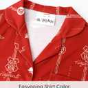 Harry Potter Family Matching Pajamas Hedwig Owl Allover Print Top and Pant Sets for Couples His and Hers Kids Boys and Girls (Small, Multicolor-1)