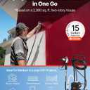 VEVOR Stand Airless Paint Sprayer, 650W, 3000PSI High Pressure Airless Sprayer with Cart, Cleaning Brush, Hose, Extension Rod, Nozzles, Electric Spray Paint Machine for House Exterior and Interior
